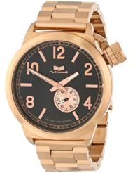 Vestal Unisex CTN3M06 Canteen Metal Rose Gold Black Watch