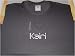I Love Kairi - Ladies Short Sleeve Gildan g640l Rhinestone Shirt