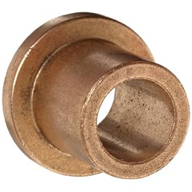 Bunting Bearings FF608-3 7/16" Bore x 5/8" OD x 3/4" Length 7/8" Flange OD x 1/8" Flange Thickness Powdered Metal SAE 841 Flanged Bearings