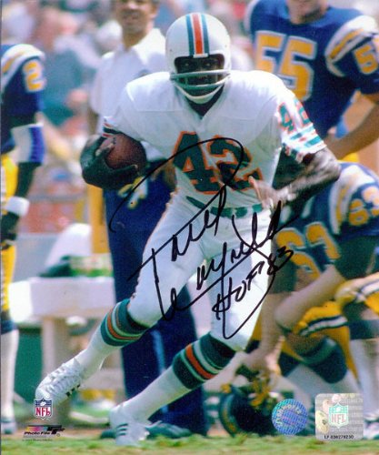 Paul Warfield Miami Dolphins Autographed 8x10 Photograph with HOF83 Inscription