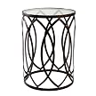 Washed Parasol Barrel Table - Grey
