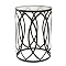 Washed Parasol Barrel Table - Grey