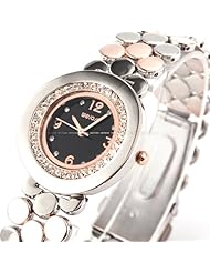 Best Woman Watch Luxury Crystal Bracelet Quartz Dress Lady Watch Bangle Durable Stainless Steel Back