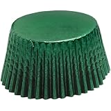 Fox Run Green Foil Mini Bake Cups, 48 Per Pack