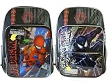 Spider-man Backpack (2 Design In 1) - Full Size Spiderman School Backpack
