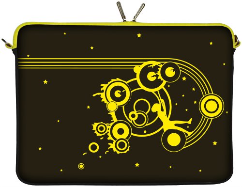 DIGITTRADE LS161-17 Swing Designer Notebook Sleeve Housse Pour Ordinateur Portable 17,3″ (43,9 cm) Large Néoprène Pochette Sacoche