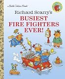 Richard Scarry's Busiest Firefighters Ever (Little Golden Books) by Scarry Richard (1993-12-07) Hardcover