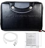Amazon Kindle 6" Amazon Kindle2 Black Executive Carrying Case with Handle + Amazon Kindle Screen Protector Kit + Amazon Kindle Sync Data Cable + Wisdom*Courage Wristband