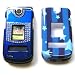 LG Verizon VX8600 AX8600 Hard Covers Blue Diamonds & Blue Stars and Stripes (2 for 1)