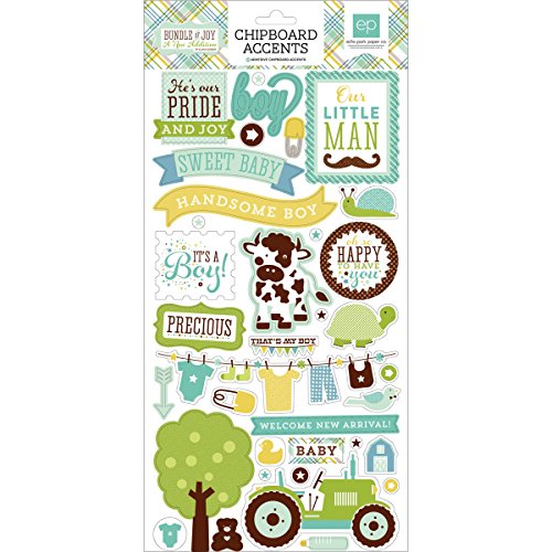 Echo Park Paper Company Bundle of Joy Boy 2 Chipboard