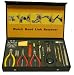 Watch Repair Deluxe Tool Kit- Battery Changing Case Back Opening Band Link Pin Sizing Tools Compact Leather Box for Easy Storage