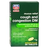 Rite Aid Cough and Congestion DM, Tablets 30 tablets