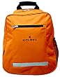 K-Cliffs Orange Polyester School Backpack/ Outdoor Backpack with Detachable Cell Phone Holder