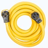 Arcon 11535 30-Foot Generator Power Cord with Handle, 50-Amp
