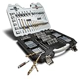 Denali Titanium Contractor's Drill And Drive Bit Accessory Set, 136-Piece