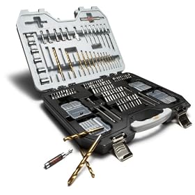 Denali 136-Piece Titanium Contractor's Drill And Drive Bit Accessory Set by Denali
