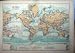c1910 MAP CHART WORLD COURSES CHIEF OCEAN CURRENTS
