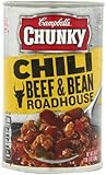 Campbell's Chunky Chili, Beef & Bean Roadhouse, 19 Ounce (Pack of 12)