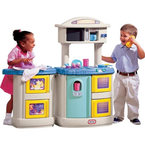 Childrens Toyshop  Toys : Little Tikes - Double Up Kitchen and Laundry Centre