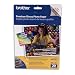 Brother 8 1/2 x 11 Inch High Gloss Inkjet Paper 20 sheets (BP61GLL) - Retail Packaging