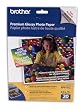 Brother 8 1/2 x 11 Inch High Gloss Inkjet Paper 20 sheets (BP61GLL)