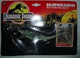 Jurassic Park Diloposaurus Carded Figure 9" inches By 4" inches This is by Kenner in 1993 - The packet is Not in English - The packet is not in mint conditionIMAGE