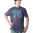 Answer Racing 76 Men's Short-Sleeve Casual Shirt - Grey