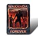 Marvel Black Panther Wakanda Forever Fleece Blanket Merchandise | 45x60 inches