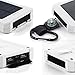 Solar Charger, 10000mAh Solar Power Bank Dual USB Port Portable Charger,Solar Battery Charger for iPhone,iPad,iPod,Cell Phone,Tablet,Camera,Rain-Resistant Dust-Proof and Shockproof (White)