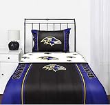 Baltimore Ravens NFL Full Comforter & Sheet Set (5 Piece Bedding)