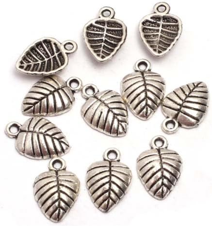 GEM-inside Bali Style Metal Antique Tibetan Silver Findings Flower Leaf Jewelry DIY Charms Pendants