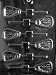 LACROSSE LOLLY Sports Candy Mold Chocolate