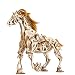 UGears Models 3-D Wooden Puzzle - Mechanical Horse Mechanoid