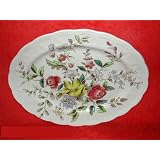 Booths Flowerpiece #A8064 Platter Small by 