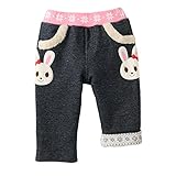 ミキハウス(mikihouse) プッチー＆うさこ 裏フリース付きやわらかパンツ 90cm ピンク（08）