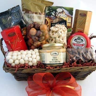 Gourmet Tray, Gourmet Gift Basket by Nutcracker Sweets by Nutcracker Sweets
