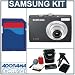 Samsung Digimax L100 Digital Camera kit, Black with 2 GB SD Memory Card, Tripod, Camera Case, Card Reader with 2.0 USB Cable ,Cleaning Kit & Media Case