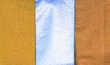 The Gift Wrap Company Metallic Mix Tissue, 5 Sheets Gold, Silver, Bronze (Pack of 12)