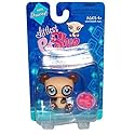 Littlest Pet Shop Fanciest Figure Panda with Apple Basket