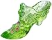 Fenton Art Glass Rose Slipper Collectible, Key Lime, 6-Inch