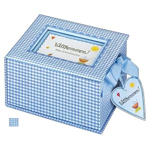 Willkommen!, Baby-Schatzkästchen (hellblau) [Geschenkartikel]