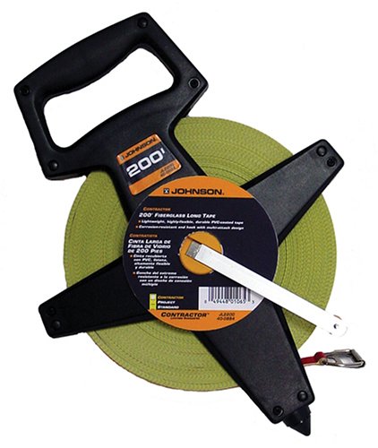 Johnson Level JL2300 300 Open Reel Long Fiberglass Tape