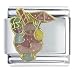 Tropical Drink Food Beverages Italian Charm Bracelet Link