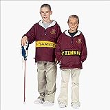 The Kids' Collection Youth Zip Stripe Pullover from Charles River Apparel