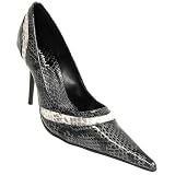 Michael Antonio Python Print Pointed Toe Pumps