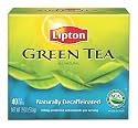 Lipton Green Tea, Decaffeinated, Tea Bags, 40-Count Boxes (Pack of 6)