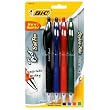 BIC Pro+ Ball Pen, Refillable, Medium Point (1.0 mm), Assorted, 24 Pens
