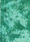IMAGE OF Turquoise Batik Quilt Fabric 100% Cotton 45