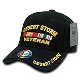 Rapiddominance DeLuxe Military Cap, Desert Storm Vet/Black