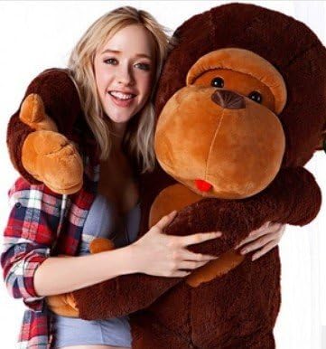  Rilkean Heart (TM)Paul The Giant Monkey Stuffed Plush Toy, Kids Loving Gift, Perfect Bithday Present(Large) by Rilkean Heart